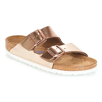 Birkenstock ARIZONA SFB women's Mules / Casual Shoes in Gold