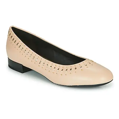 Geox D WISTREY women's Shoes (Pumps / Ballerinas) in Gold