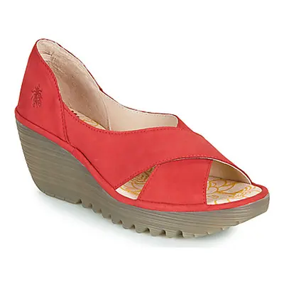 Fly London YOMA women's Sandals in Red