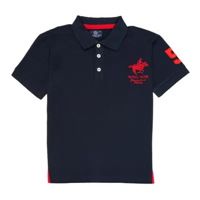 Geographical Norway KAMPAI boys's Children's polo shirt in Blue