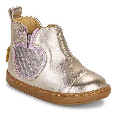 Shoo Pom BOUBA NEW APPLE girls's Children's Mid Boots in Gold