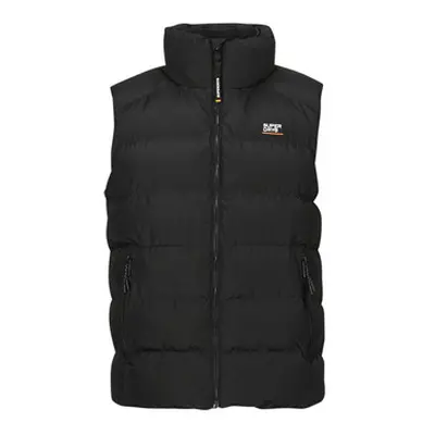 Superdry SPORT PUFFER men's Jacket in Black