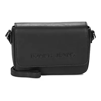 Tommy Jeans ESS MUST FLAP CROSSOVER women's Shoulder Bag in Black