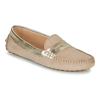 JB Martin CHARME women's Loafers / Casual Shoes in Beige