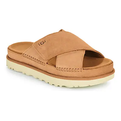 UGG GOLDENSTAR CROSS SLIDE women's Sliders in Brown