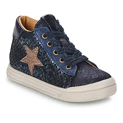 Bopy SUPERZIP girls's Children's Shoes (High-top Trainers) in Blue