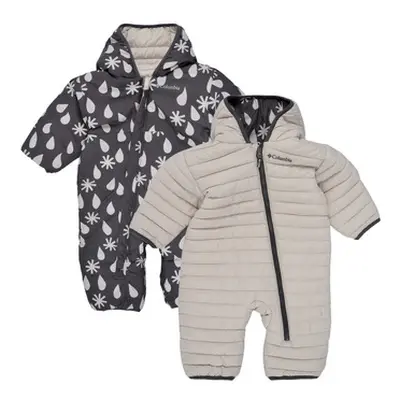 Columbia Powder Lite II Reversible Bunting boys's Children's Jacket in Grey