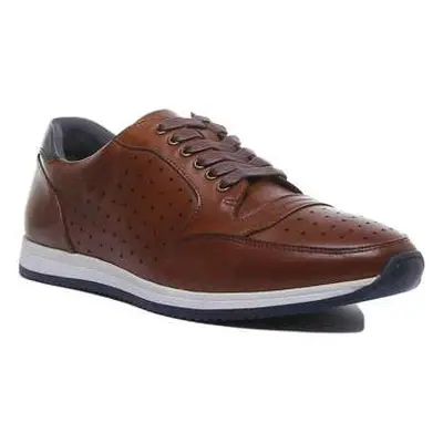 Justinreess England Henry men's Running Trainers in Brown