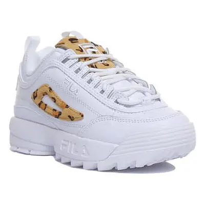 Fila Disruptor 2 Leopard girls's Trainers in White