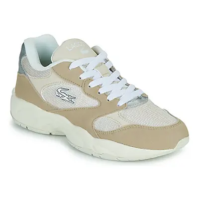 Lacoste STORM 96 girls's Children's Shoes (Trainers) in Beige