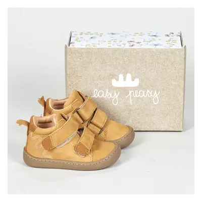 Easy Peasy MY DEBOO VELCRO boys's Children's Shoes (High-top Trainers) in Brown