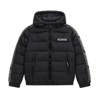 Guess PADDED LS JACKET W/ZIP_MINI ME girls's Children's Jacket in Black