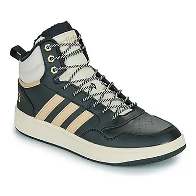 Adidas HOOPS 3.0 MID WTR men's Shoes (High-top Trainers) in Black