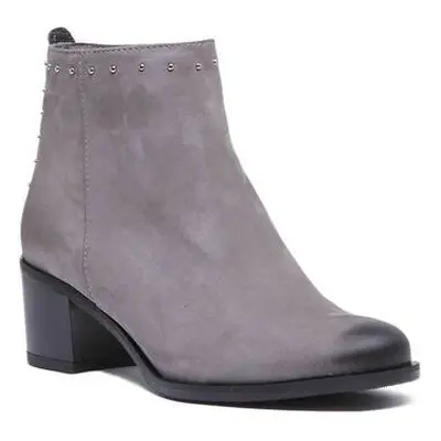 Justinreess England Maybel women's Low Ankle Boots in Grey