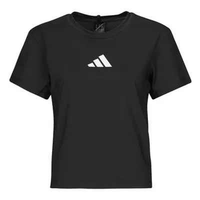 Adidas Training Adaptive Workout T-Shirt women's T shirt in Black