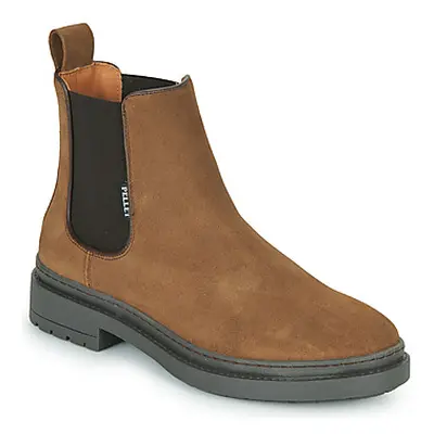 Pellet JUNE men's Mid Boots in Brown