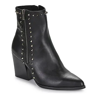 Exé Shoes RAMONA women's Low Ankle Boots in Black