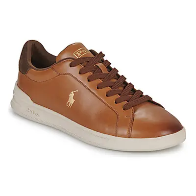 Polo Ralph Lauren HERITAGE COURT men's Shoes (Trainers) in Brown