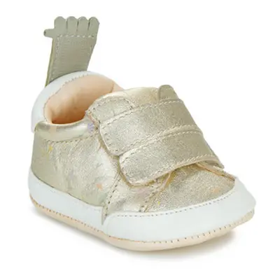 Easy Peasy MY BLUMOO PTI'VELCRO girls's Children's Slippers in Gold