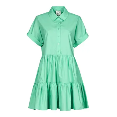 Molly Bracken NL12AP women's Dress in Green