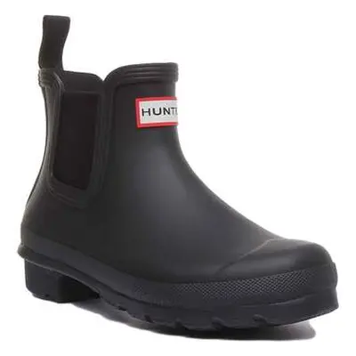 Hunter Original Womens Chelsea women's Wellington Boots in Black