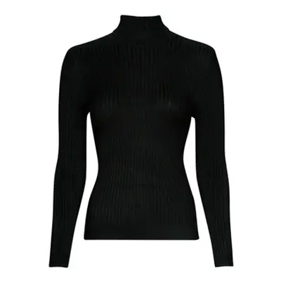 Only ONLKAROL L/S ROLLNECK PULLOVER KNT NOOS women's Sweater in Black