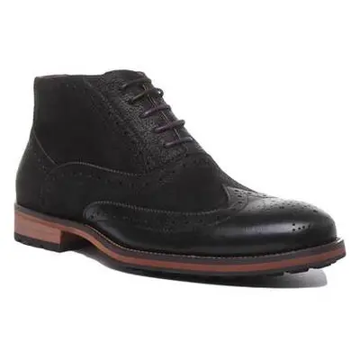 Justinreess England Justin Reece England Bruno men's Boots in Black