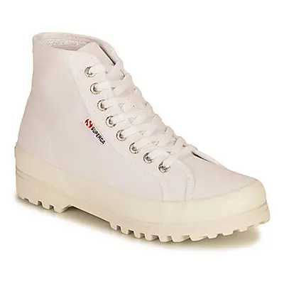 Superga 2341 ALPINA COTU women's Shoes (High-top Trainers) in White