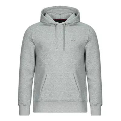 Gant REG SHIELD HOODIE men's Sweatshirt in Grey