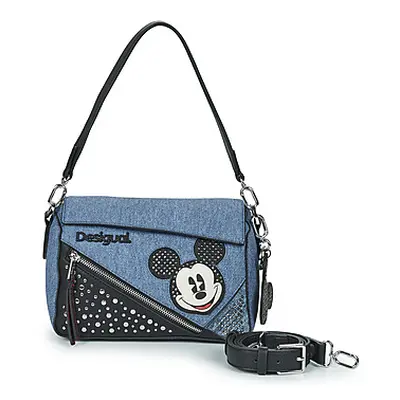 Desigual BAG MICKEY DENIM EDGE PHUKET MINI NF PU women's Shoulder Bag in Blue