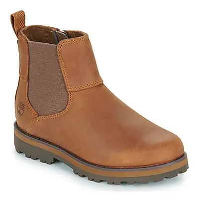 Timberland COURMA KID MID CHELSEA boys's Children's Mid Boots in Brown