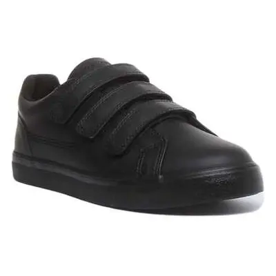 Kickers Tovni Trip Velcro Strap boys's Trainers in Black