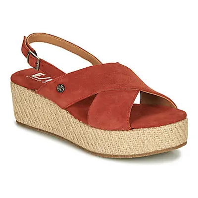 Elue par nous GESIEL women's Sandals in Red