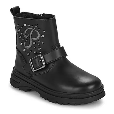 Pablosky 433615-J girls's Children's Mid Boots in Black