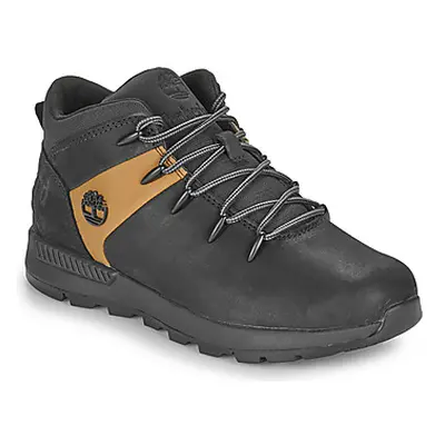 Timberland SPRINT TREKKER MID LACE UP boys's Children's Shoes (High-top Trainers) in Black