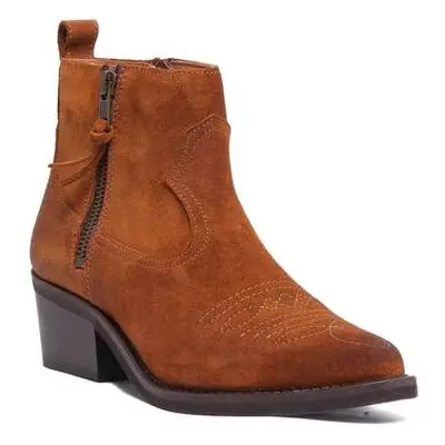 Justinreess England Cassidy women's Low Ankle Boots in Brown