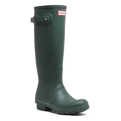 Hunter Women Orginal Tall women's High Boots in Green