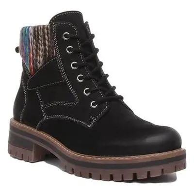 Justinreess England Ella women's Low Ankle Boots in Black