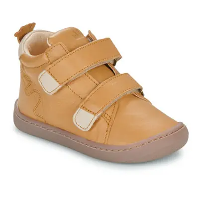 Easy Peasy MY DEBOO VELCRO boys's Children's Shoes (High-top Trainers) in Brown