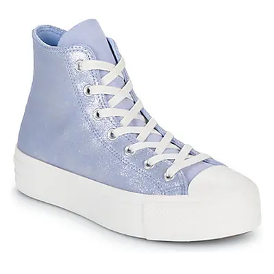 Converse CHUCK TAYLOR ALL STAR LIFT PLATFORM SUEDE SHIMMER women's Shoes (High-top Trainers) in 