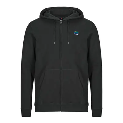 Rip Curl SEARCH ZIP THRU HOOD men's Sweatshirt in Black