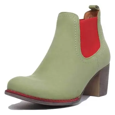 Justinreess England 6000R women's Low Ankle Boots in Green