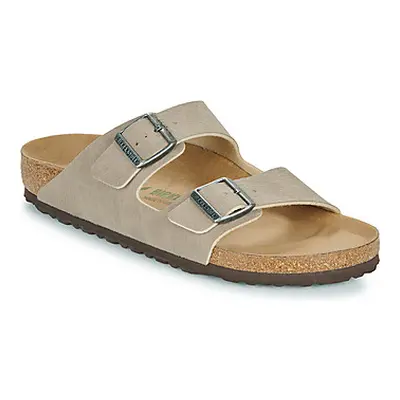 Birkenstock Arizona SYN DesDust GrTaupe/Brown VEG men's Mules / Casual Shoes in Beige