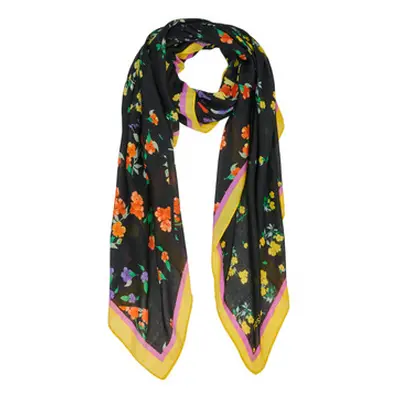 Desigual FOU MIXED FLOWERS RECTANGLE women's Scarf in Multicolour