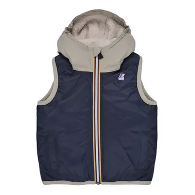 K-Way P. LE VRAI 3.0 ORLAN ORSETTO boys's Children's fleece jacket in Marine