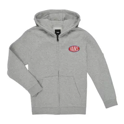 Vans Spray On FZ girls's Children's Sweatshirt in Grey