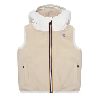 K-Way P. LE VRAI 3.0 ORLAN ORSETTO girls's Children's fleece jacket in Beige