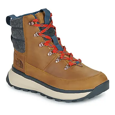 The North Face Bergen Leather Wp men's Shoes (High-top Trainers) in Brown