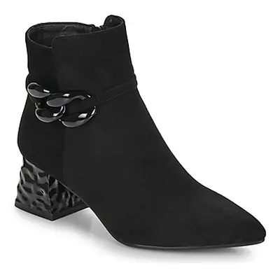 Exé Shoes PIVONA women's Low Ankle Boots in Black