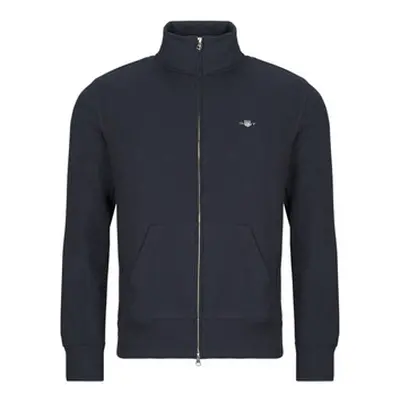 Gant REG SHIELD FULL ZIP SWEAT men's Sweatshirt in Marine